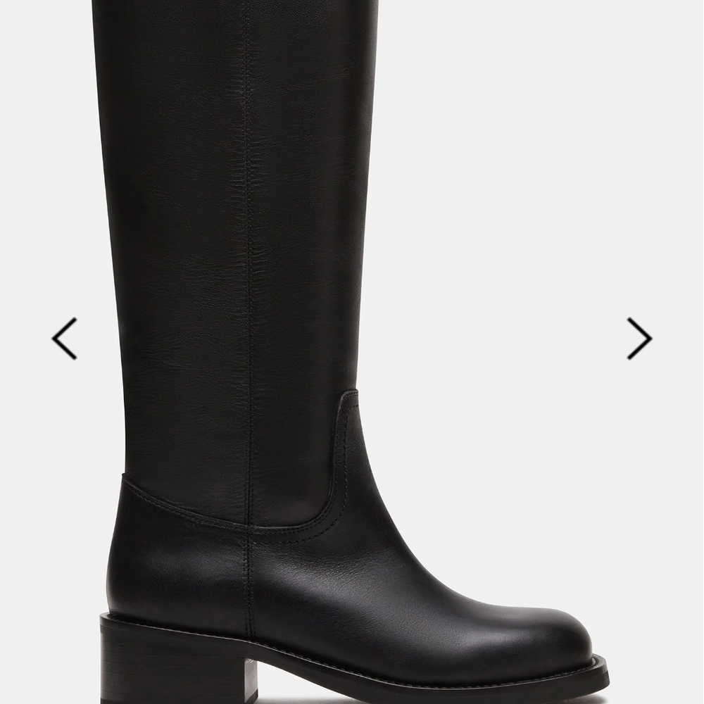 Steve Madden Black Heeled Boots